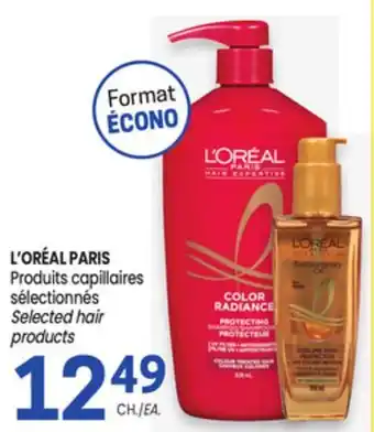Uniprix L'ORÉAL PARIS Produits capillaires sélectionnés/Selected hair products offer