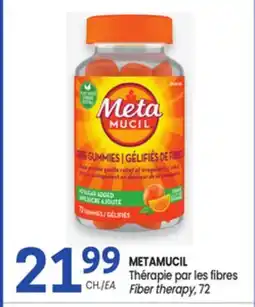 Uniprix METAMUCIL Thérapie par les fibres, 72 offer