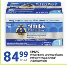Uniprix SIMILAC Préparations pour nourrissons sélectionnées/Selected infant formulas offer