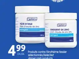 Uniprix Produits contre l'érythème fessier sélectionnés/Selected diaper rash products offer