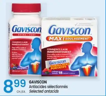Uniprix GAVISCON Antiacides sélectionnés / Selected antacids offer