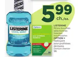 Proxim LISTERINE, OPTION+ offer
