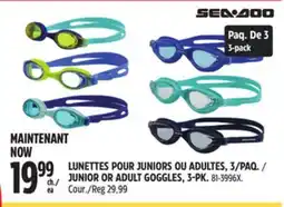 Canadian Tire JUNIOR OR ADULT GOGGLES, 3-PK offer