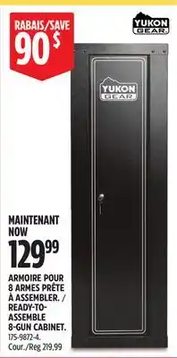 Canadian Tire READY-TO- ASSEMBLE 8-GUN CABINET offer