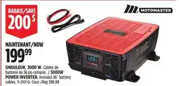 Canadian Tire MOTOMASTER 3000W POWER INVERTER offer