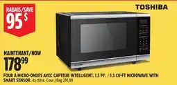 Canadian Tire TOSHIBA 1.3 CU-FT MICROWAVE WITH SMART SENSOR offer
