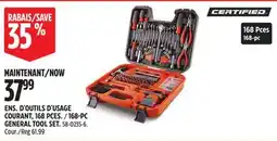 Canadian Tire CERTIFIED 168-PC GENERAL TOOL SET offer