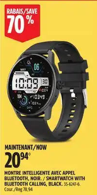 Canadian Tire SMARTWATCH WITH BLUETOOTH CALLING offer