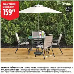 Canadian Tire 6-PC SLING DINING SET offer