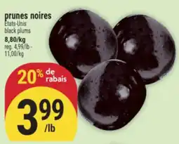 Marché Adonis PRUNES NOIRES | BLACK PLUMS offer