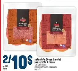 Marché Adonis salami de Gênes tranché Irrésistible Artisan | Irrésistible Artisan Genoa salami offer