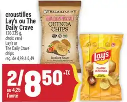 Marché Adonis croustilles Lay's ou The Daily Crave | Lay's or The Daily Crave chips offer