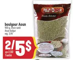 Marché Adonis boulgour Aoun | Aoun bulgur offer