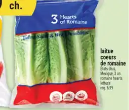 Marché Adonis ROMAINE HEARTS LETTUCE | ROMAINE HEARTS LETTUCE offer