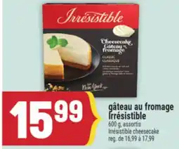 Marché Adonis gâteau au fromage Irrésistible | Irrésistible cheesecake offer