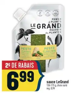 Marché Adonis sauce LeGrand offer
