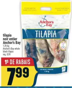 Marché Adonis TILAPIA NOIR ENTIER ANCHOR'S BAY | ANCHOR'S BAY WHOLE BLACK TILAPIA offer