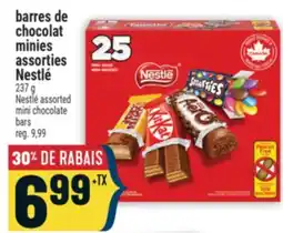 Marché Adonis barres de chocolat minies assorties Nestlé | Nestlé assorted mini chocolate bars offer