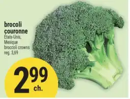 Marché Adonis brocoli couronne | broccoli crowns offer