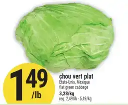 Marché Adonis CHOU VERT PLAT | FLAT GREEN CABBAGE offer