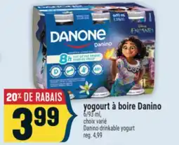Marché Adonis yogourt à boire Danino | Danino drinkable yogurt offer
