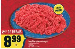 Marché Adonis bœuf haché extra-maigre | extra lean ground beef offer