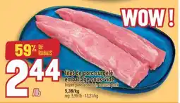 Marché Adonis filet de porc surgelé emballage sous-vide | frozen pork tenderloin vaccum pack offer