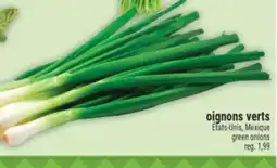 Marché Adonis oignons verts | green onions offer