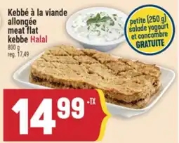 Marché Adonis Kebbé à la viande allongée | meat flat kebbe offer