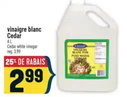 Marché Adonis vinaigre blanc Cedar | Cedar white vinegar offer