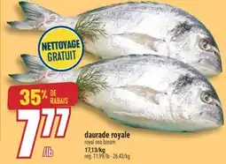 Marché Adonis daurade royale offer