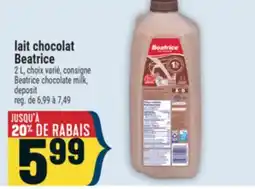 Marché Adonis lait chocolat Beatrice | Beatrice chocolate milk offer