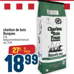 Marché Adonis charbon de bois Basques | Basques hardwood charcoal offer
