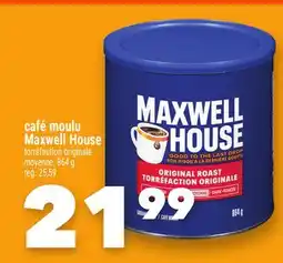 Marche Ami café moulu Maxwell House offer