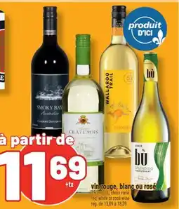 Marché Richelieu VIN ROUGE, BLANC OU ROSÉ | RED, WHITE OR ROSÉ WINE offer
