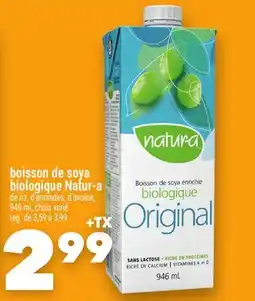Marche Ami boisson de soya biologique Natur-a offer
