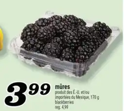 Marché Richelieu MÛRES | BLACKBERRIES offer