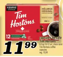 Marché Richelieu CAPSULES DE CAFÉ TIM HORTONS | TIM HORTONS COFFEE CAPSULES offer