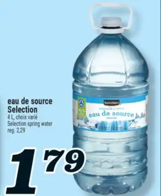 Marché Richelieu EAU DE SOURCE SELECTION | SELECTION SPRING WATER offer