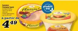 Marché Richelieu HUMMUS FONTAINE SANTÉ | FONTAINE SANTÉ HUMMUS offer