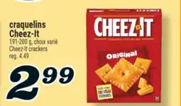 Marché Richelieu CRAQUELINS CHEEZ‑IT | CHEEZ-IT CRACKERS offer
