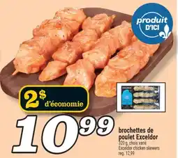 Marché Richelieu BROCHETTES DE POULET EXCELDOR | EXCELDOR CHICKEN SKEWERS offer