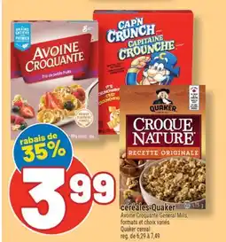 Marché Richelieu CÉRÉALES QUAKER | QUAKER CEREAL offer