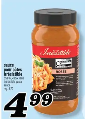 Marché Richelieu SAUCE POUR PÂTES IRRÉSISTIBLE | IRRESISTIBLE PASTA SAUCE offer