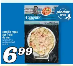 Marché Richelieu COQUILLE-REPAS AUX FRUITS DE MER | MEAL SEAFOOD SHELL offer