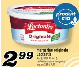 Marché Richelieu MARGARINE ORIGINALE LACTANTIA | LACTANTIA ORIGINAL MARGARINE offer