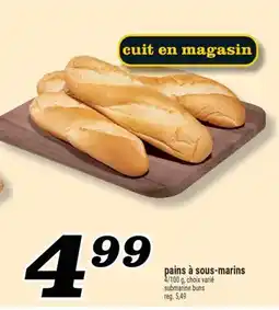 Marché Richelieu PAINS À SOUS-MARINS | SUBMARINE BUNS offer