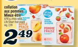 Marché Richelieu COLLATION AUX POMMES MIEUX‑ÊTRE | LIFE SMART FRUIT SNACK offer