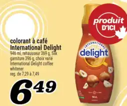 Marché Richelieu COLORANT À CAFÉ INTERNATIONAL DELIGHT | INTERNATIONAL DELIGHT COFFEE WHITENER offer