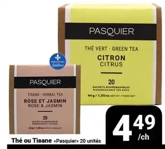 Pasquier Thé ou Tisane Pasquier offer